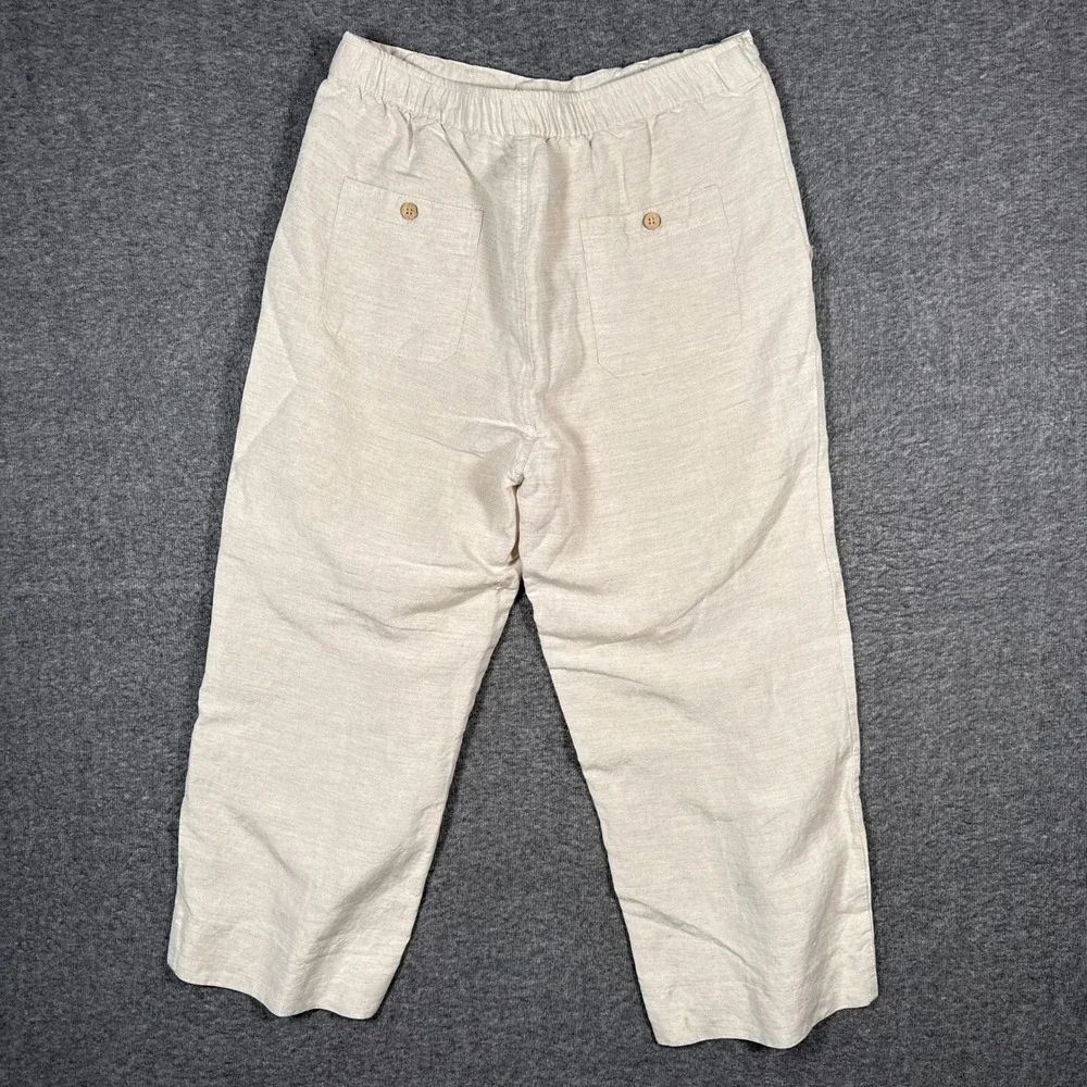 Men's Casual Drawstring Chinos in Light Beige